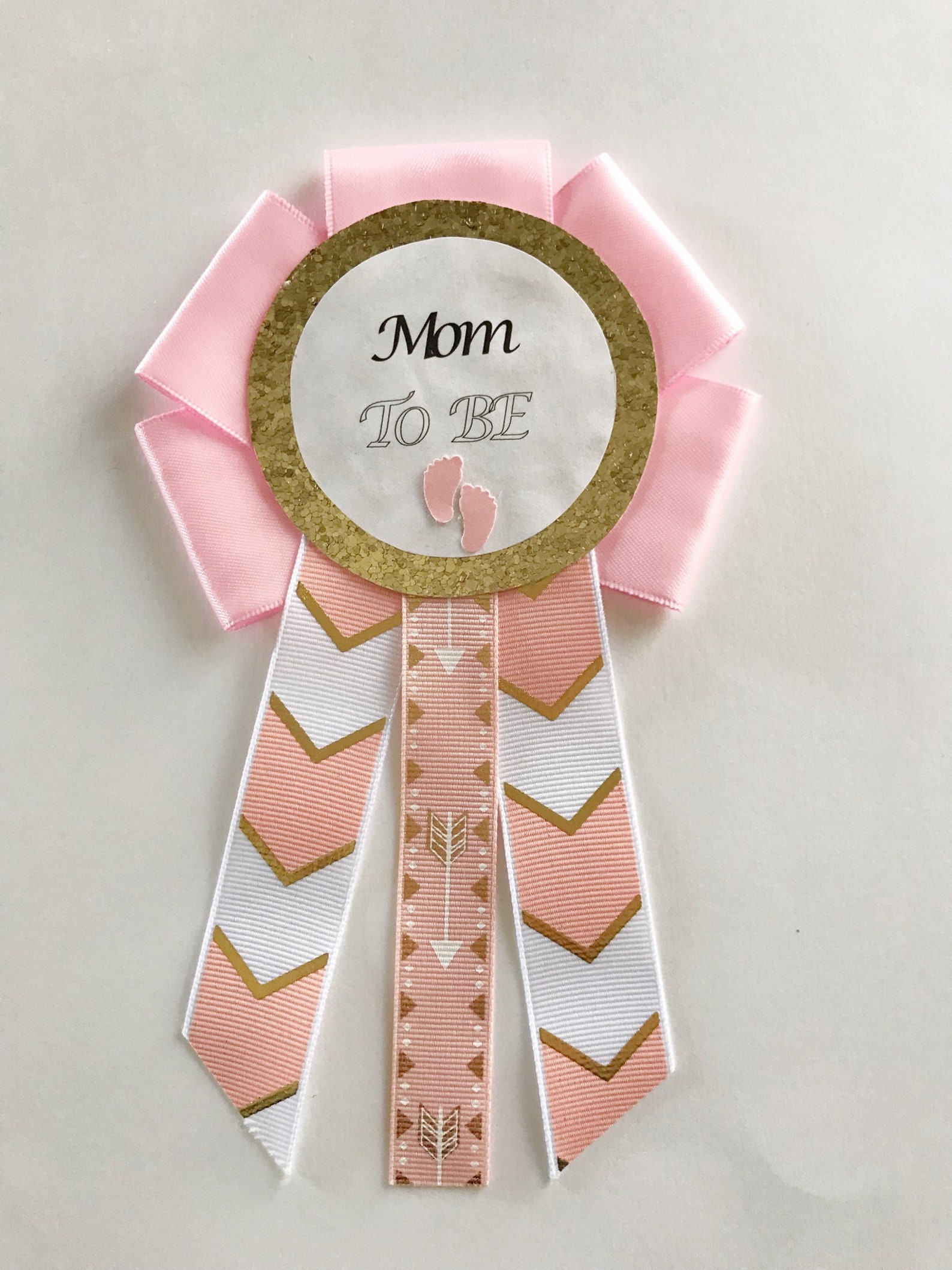 Baby Shower Pins Mom to Be Pin Corsage for Baby Shower Boho Etsy