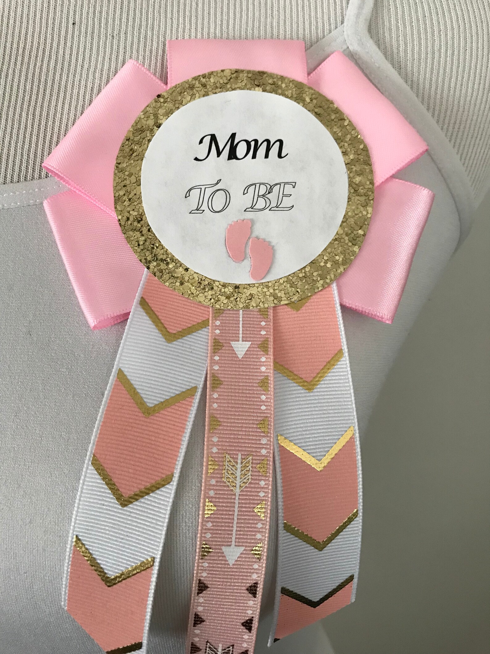 Baby Shower Pins Mom to Be Pin Corsage for Baby Shower Boho Etsy
