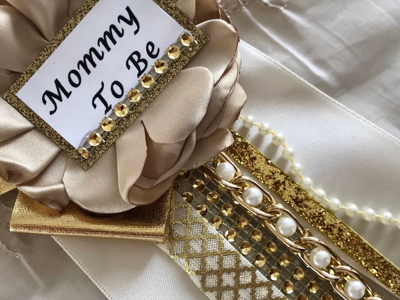 Mommy to Be Pin Gold Baby Shower Pin Mom to Be Pin Baby | Etsy