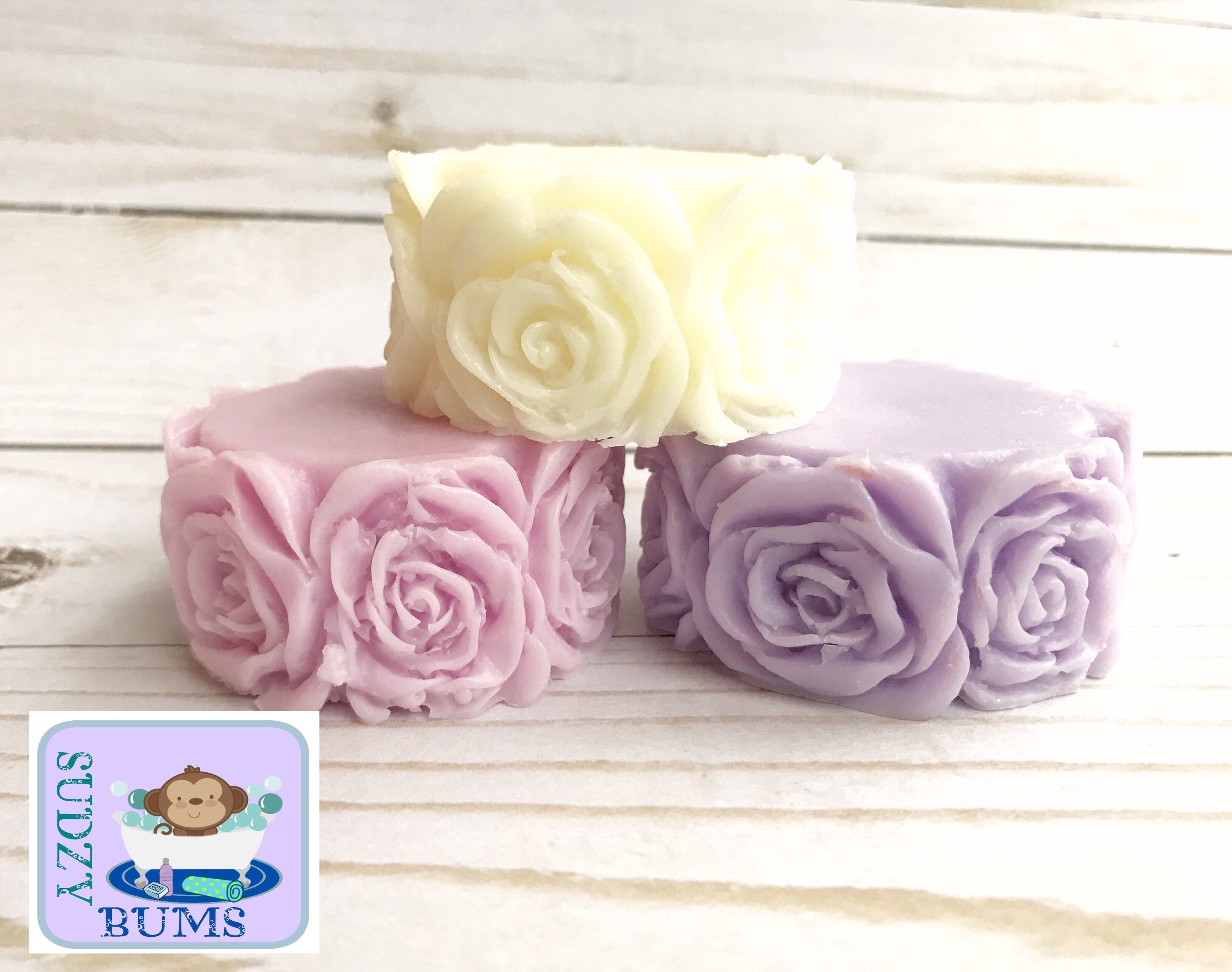 flower favor soaps