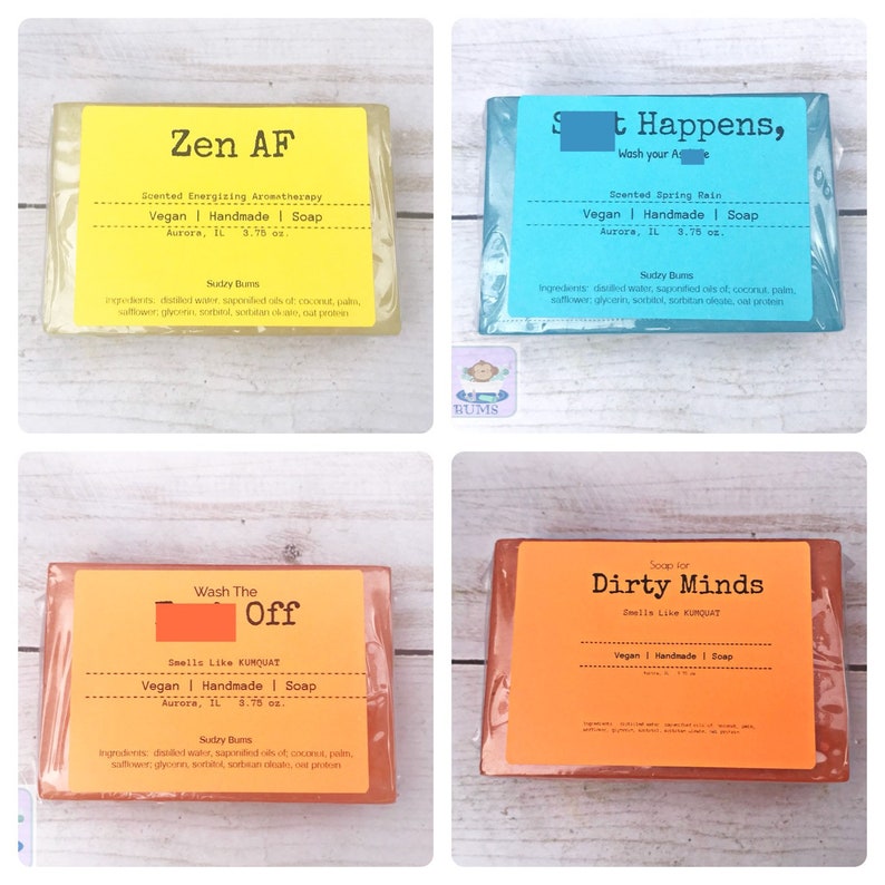 Gag gift soap take a shower you DIRTY HIPPY funny soap Etsy