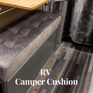 RV Camp Cushions - Van Cushions -Trailer Cushions - Custom Size Cushions for RV -Fast & Free Shipping