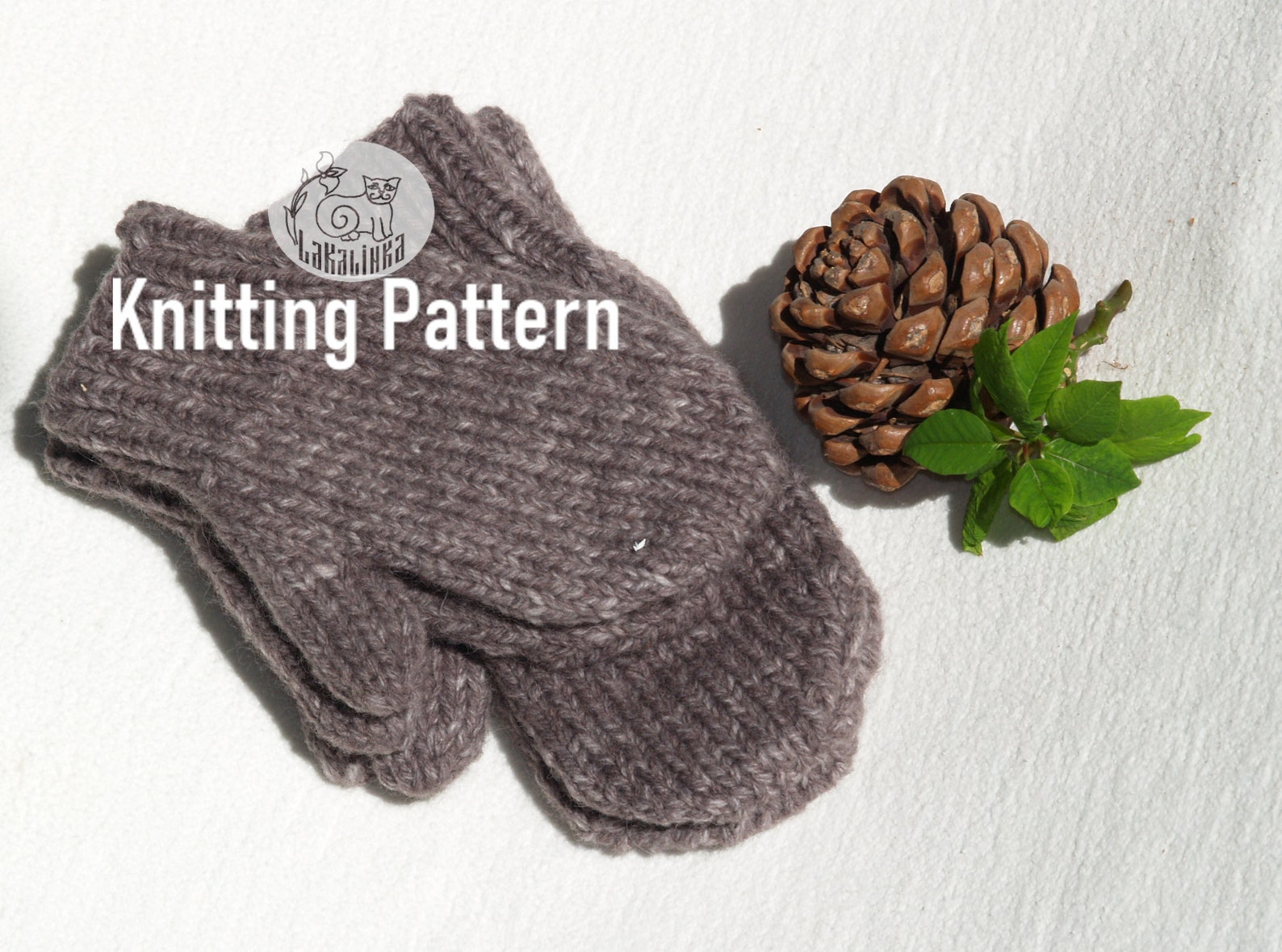 Chunky Bulky Mitts - Mitten Adult Child Knitting Pattern - Kids Mittens ...