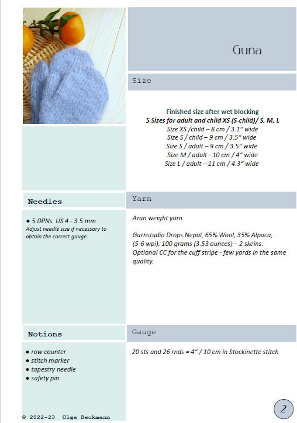 Adult Child Mitten Pattern Kids Mittens Pattern Basic Mittens Easy ...