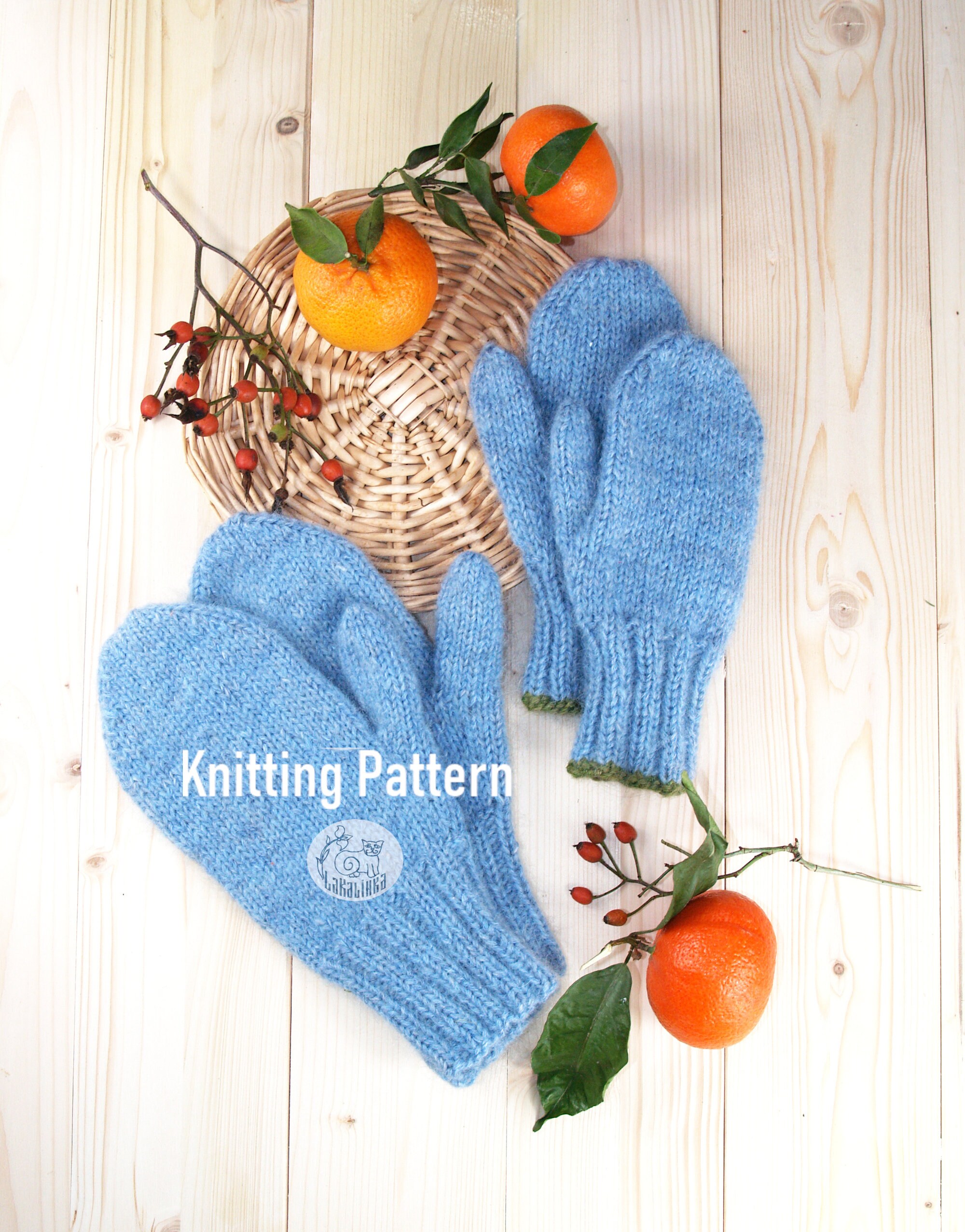 Adult Child Mitten Pattern Kids Mittens Pattern Basic Mittens Easy