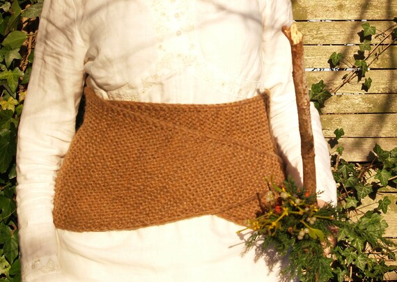 Back Kidney Warmer Knitting Pattern - Haramaki Warmer Knit Pattern