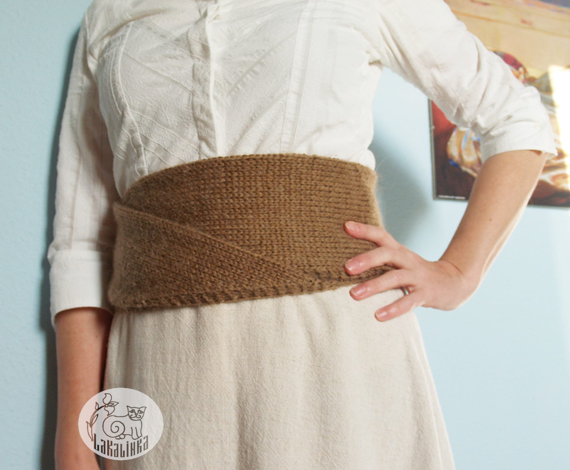 Back Kidney Warmer Knitting Pattern Haramaki Warmer Knit Etsy