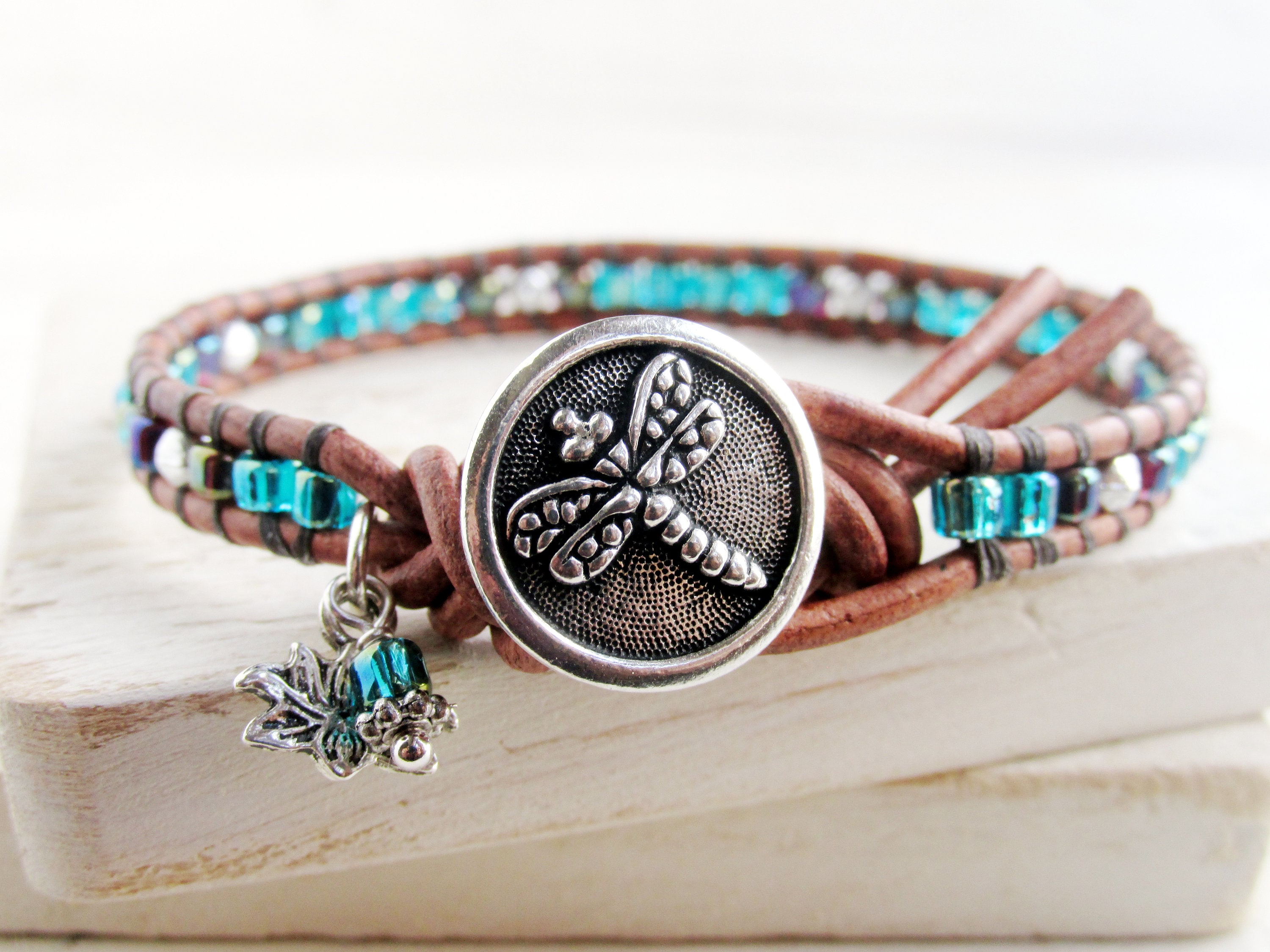 blue dragonfly bracelet