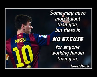 Messi Poster Etsy