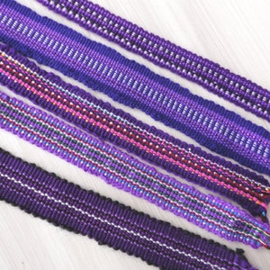 Woven Thread Friendship Bracelets 2 Educate, Purples Theme Set 5, Designs Vary, Intricately Handwoven Thread, Fair Trade