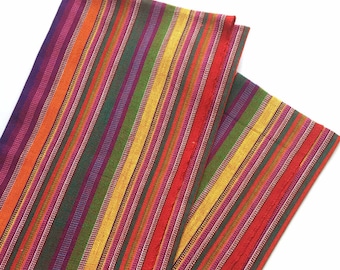 Handdoeken van ethische oorsprong, set 2, Fair Trade, handgeweven op een voetpedaal, moderne keuken, thee, Fiesta Time!