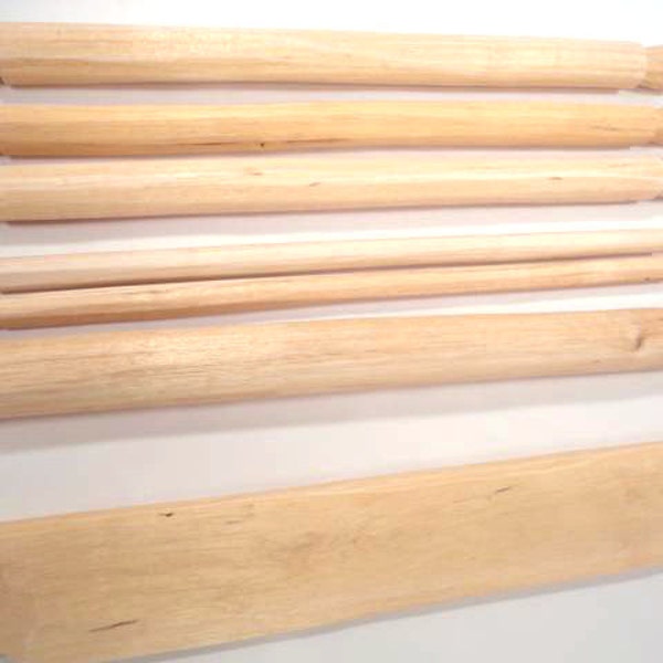 8 Inch Rustic, Wooden, Handcarved Backstrap Loom, Perfect for Children to Learn to Weave