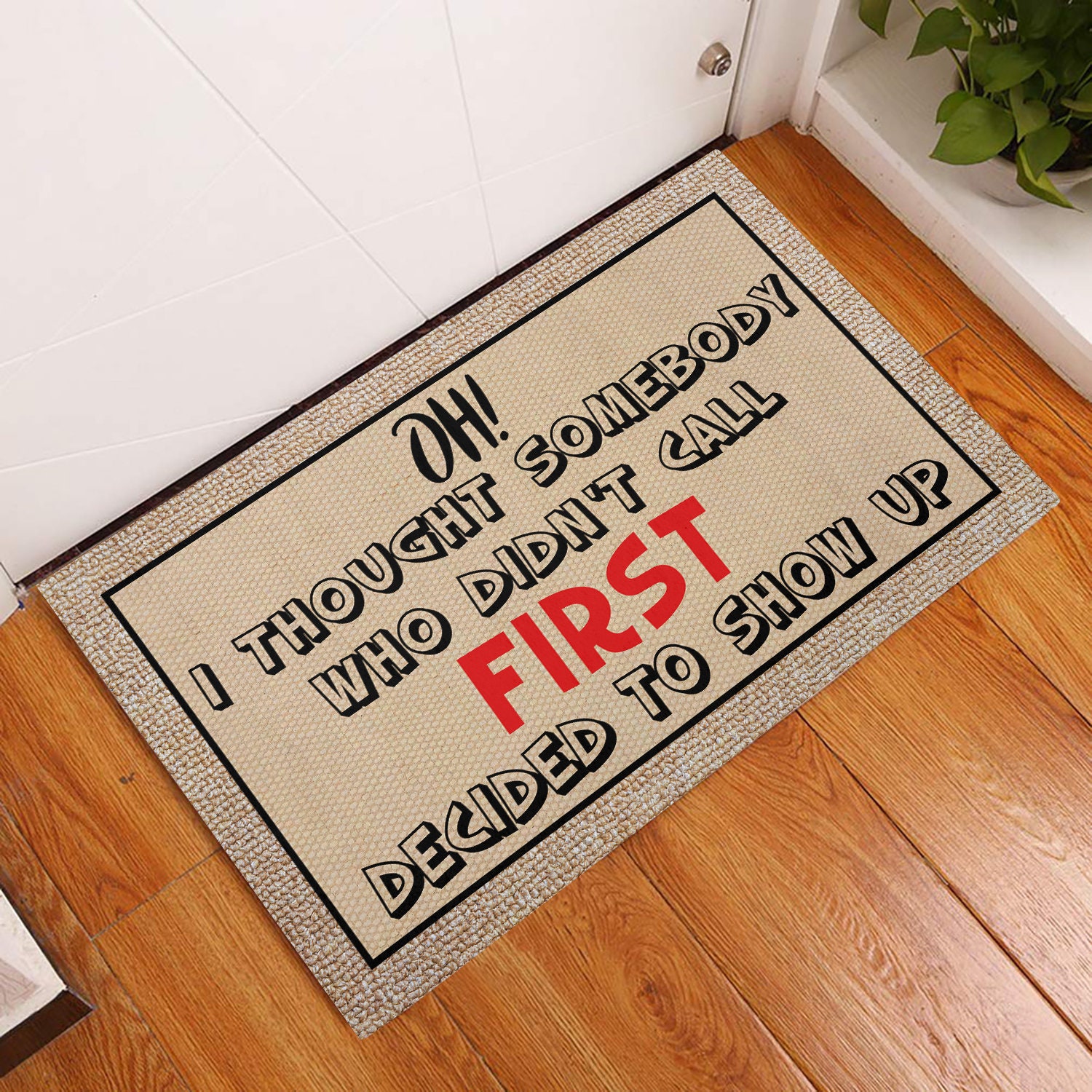 Haben Sie erste Fußmatte lustige Fußmatte rufen erste Etsy