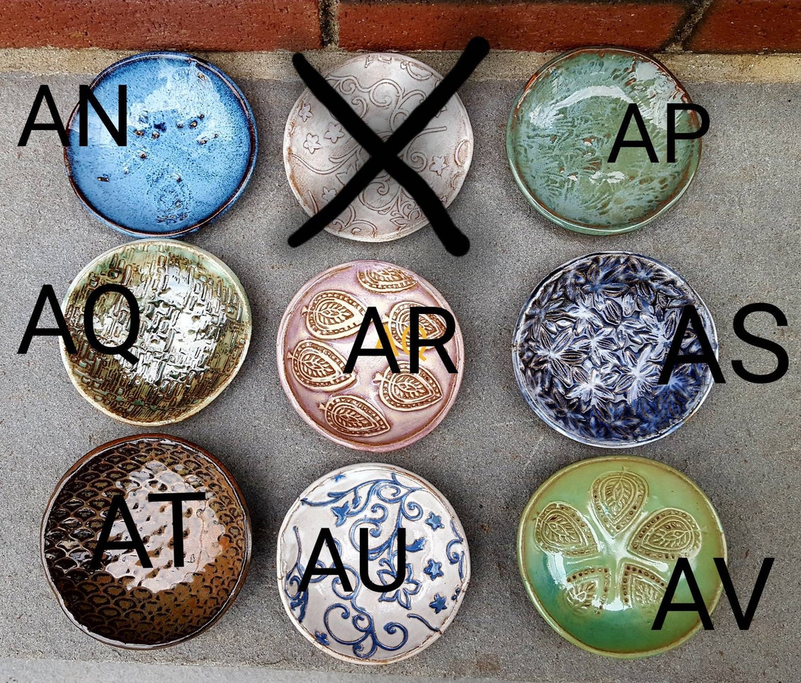 Items AN AV Small Pottery Dish Small Dish Multi Purpose Etsy