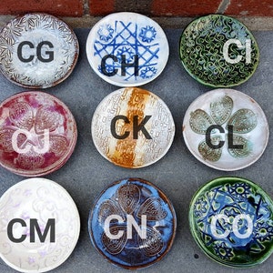 items &quot;CG-CO&quot; Small Pottery Dish, Small Dish, Multi Purpose Stoneware Dish, jewelry, soap, food prep, dipping, candle, tea bag