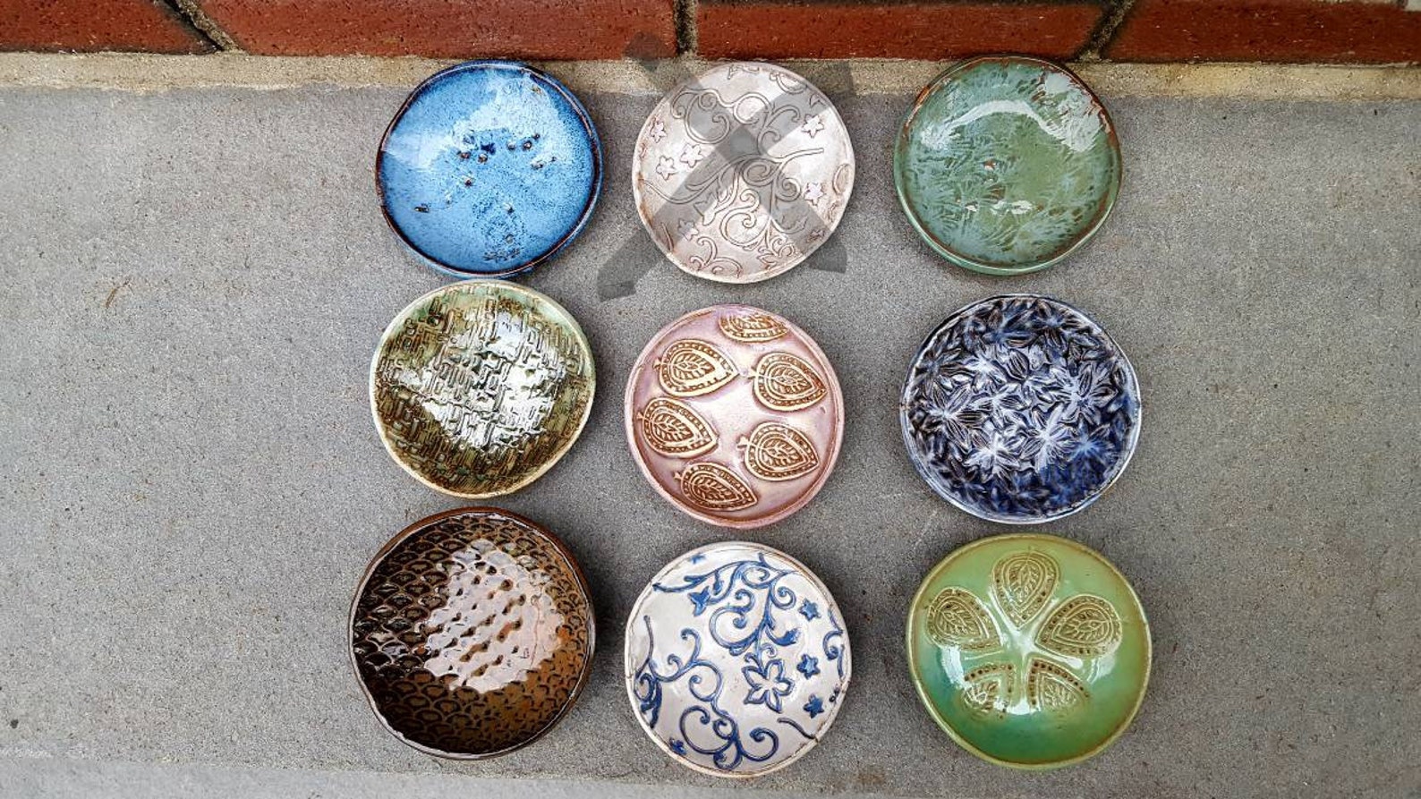 Items AN AV Small Pottery Dish Small Dish Multi Purpose Etsy