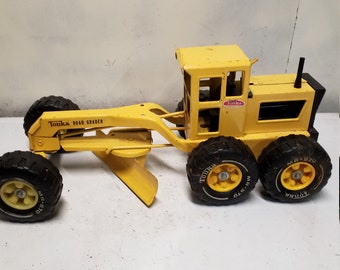 tonka road grader toy