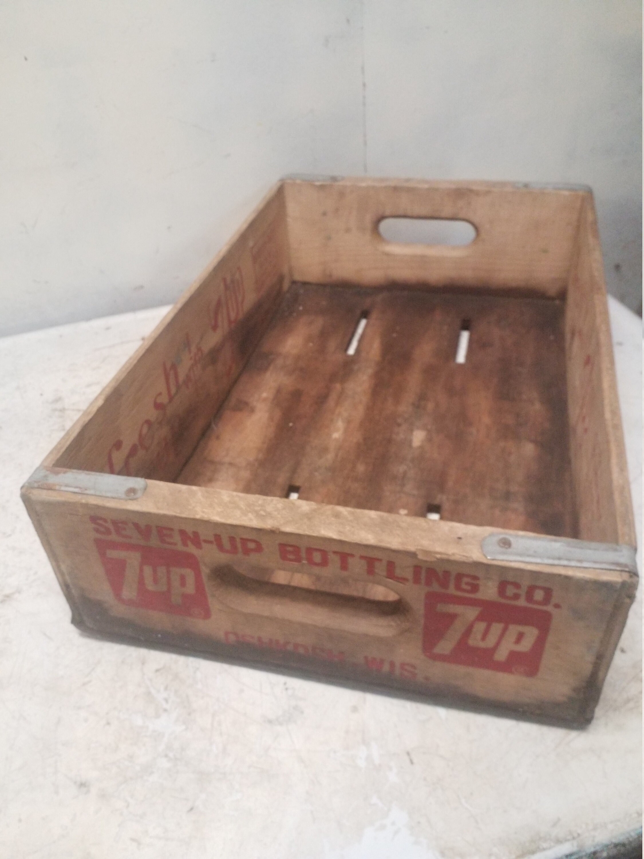 7 up Wooden Case or Crate - Etsy