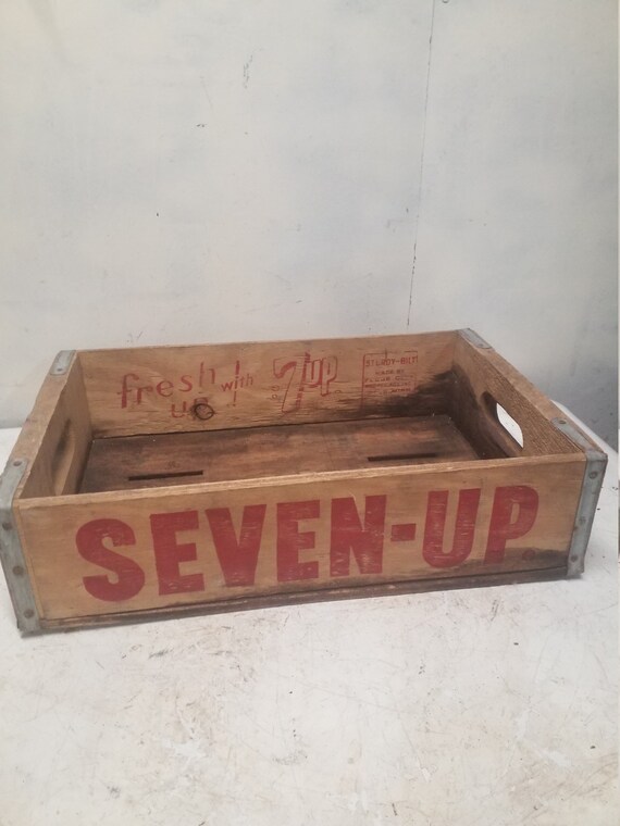 7 up Wooden Case or Crate - Etsy