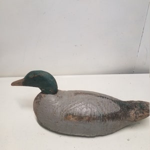 Wooden duck decoy