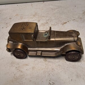 Brass car bank