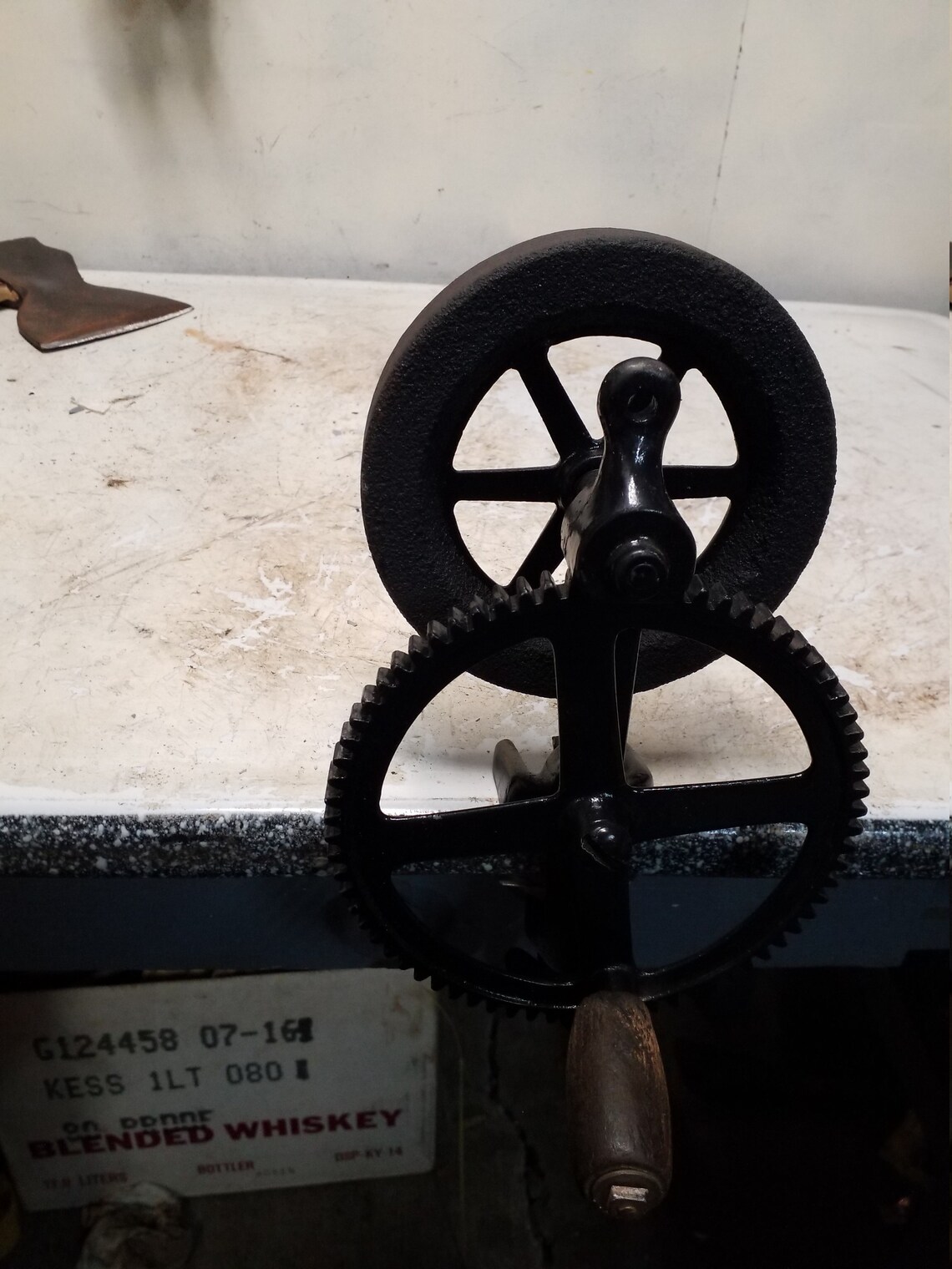 Hand crank grinding wheel Etsy