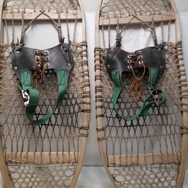 Vintage snow shoes