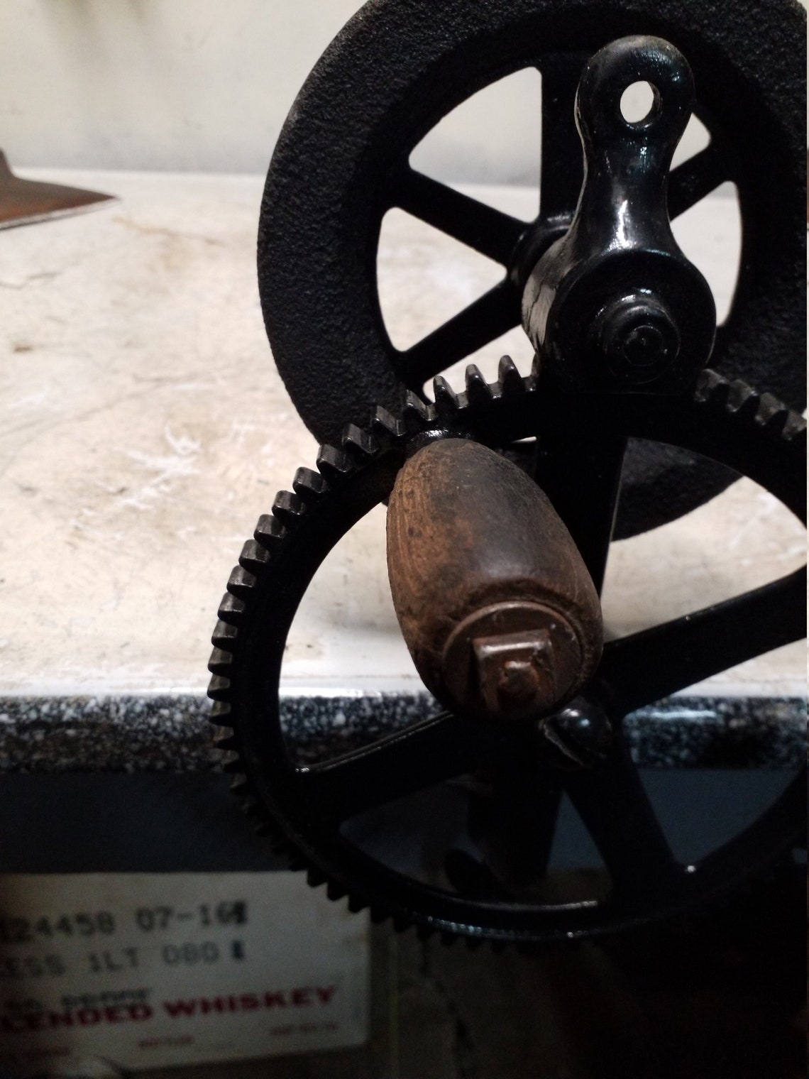 Hand crank grinding wheel Etsy