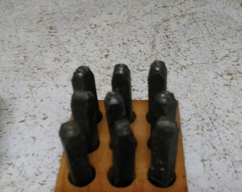 Box of steel figures