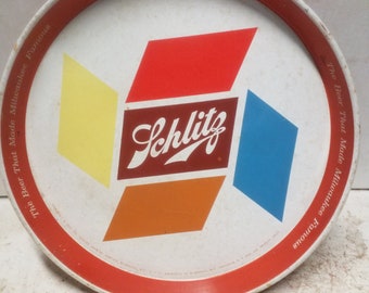 Schlitz beer tray