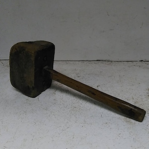 Vintage Wooden hammer or mallet