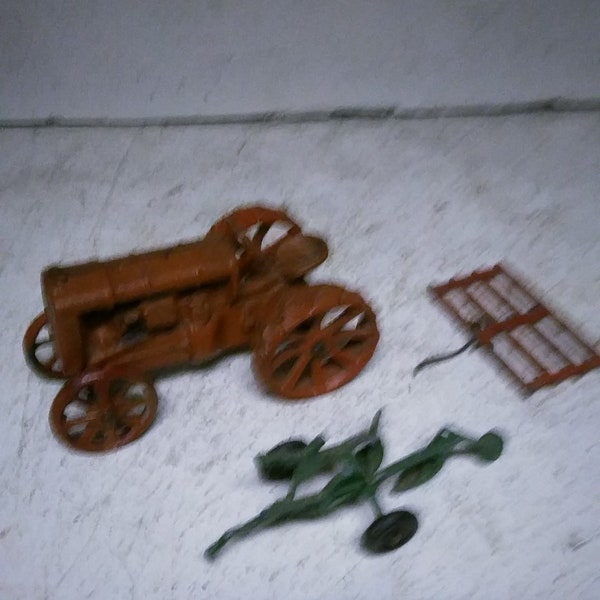 Cast iron tractor and implements