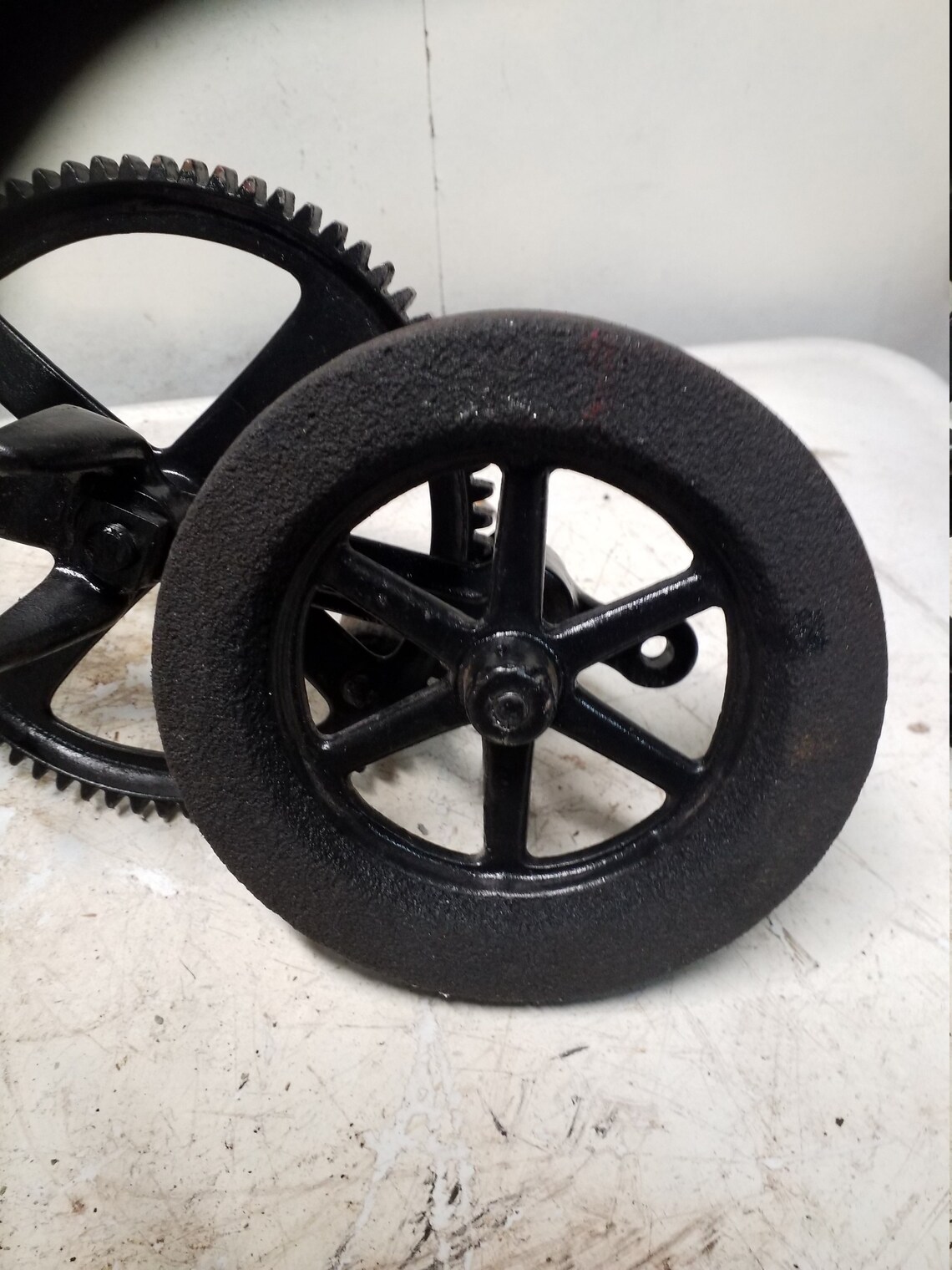 Hand crank grinding wheel Etsy