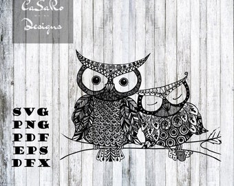 Download Owl mandala svg | Etsy