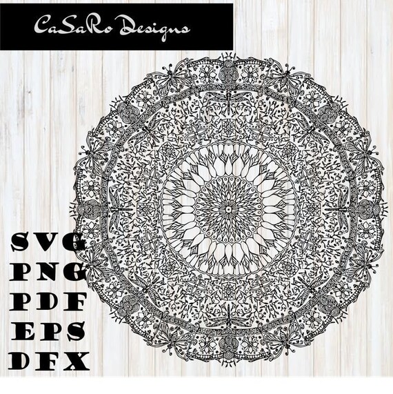 Download Free Intrigue Butterfly Mandala Svg Png Pdf Eps And Dxf Files Etsy SVG Cut Files