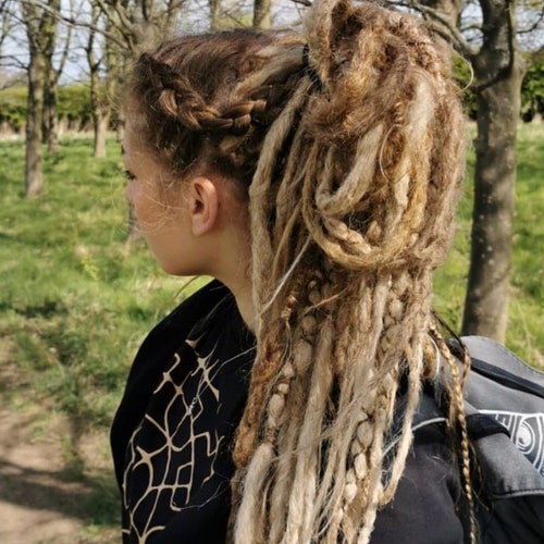 Natural Looking Dreads Extensions / Synthetic Dreadlocks / - Etsy