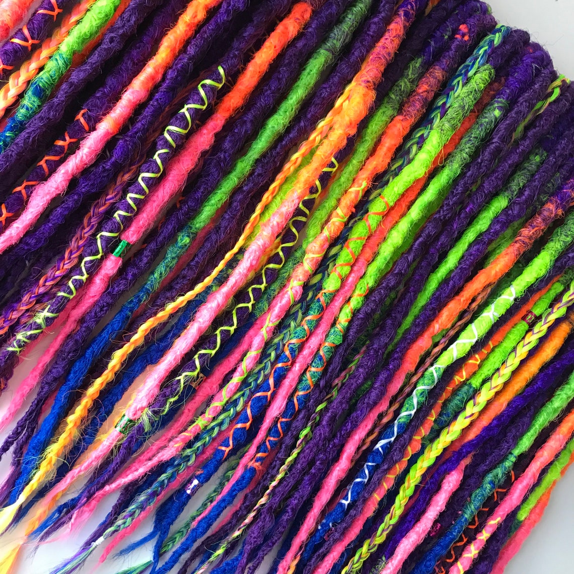 Full Set of Synthetic Dreads / Dreadlock Extensions / Fake | Etsy