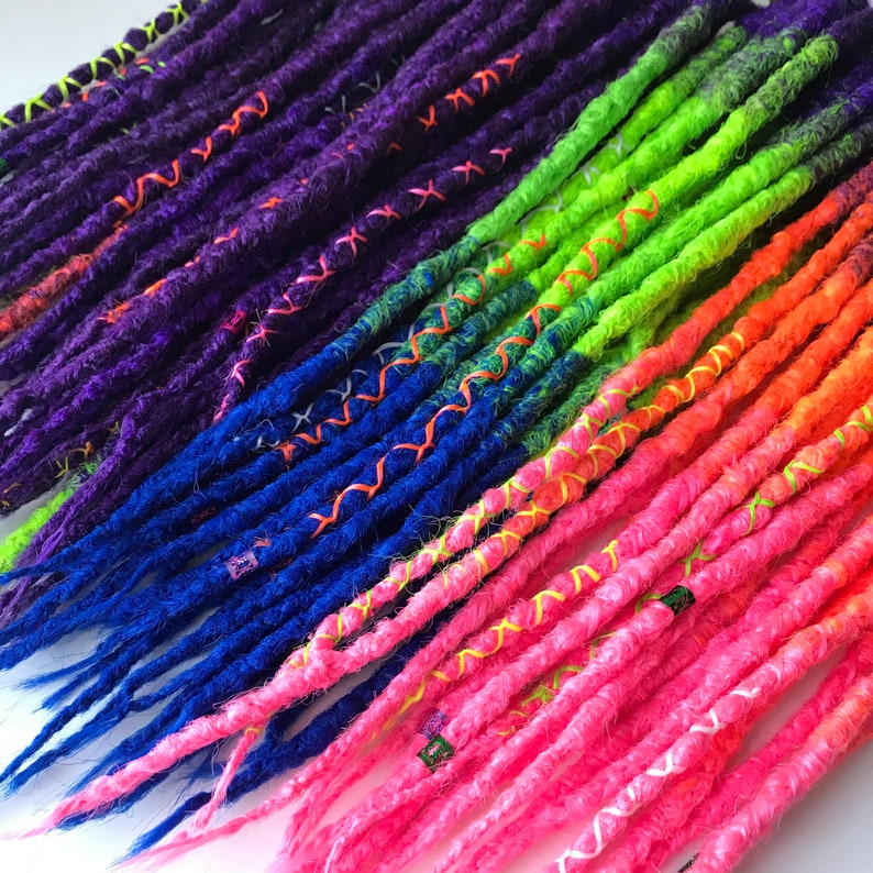 Full Set of Synthetic Dreads / Dreadlock Extensions / Fake | Etsy