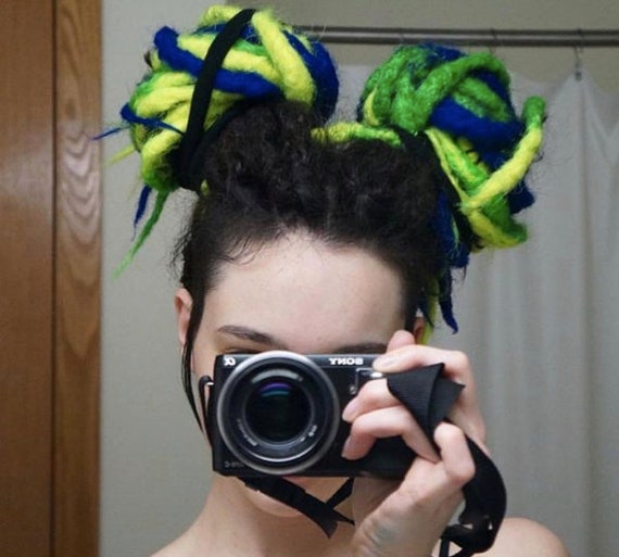 Full Kit Of Custom Long Natural Synthetic Dreads Dreadlock Etsy
