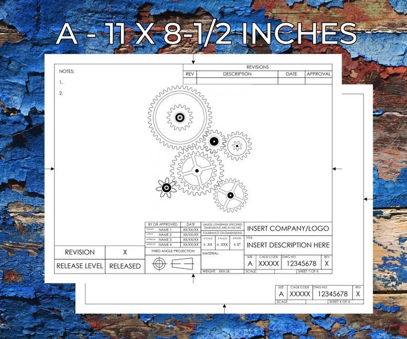 Visio Format Engineering Drafting, Drawing, Schematic or Blueprint ...