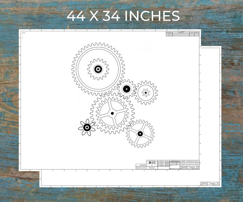 Visio Format Engineering Drawing Schematic or Blueprint Etsy