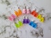 Gummy bear earrings. Unusual quirky cute funny kawaii earrings 