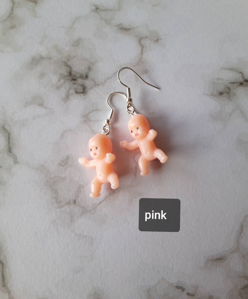 Baby Earrings. Unusual Quirky Cute Funny Kawaii Earrings Etsy UK