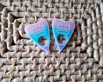 Ouija board earrings pastel goth emo funny cute quirky kawaii earrings