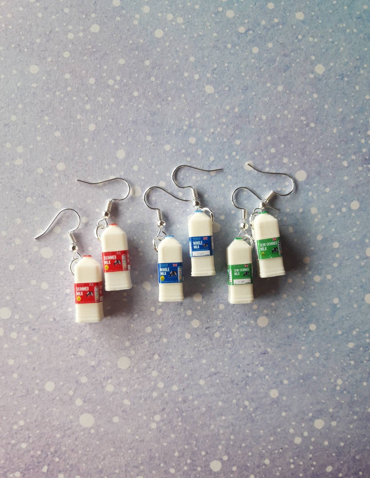 Milk Bottle Earrings. Milk Carton Earrings. Unusual Quirky - Etsy Milk Bottle Earrings. Milk Carton Earrings. Unusual Quirky - Etsy