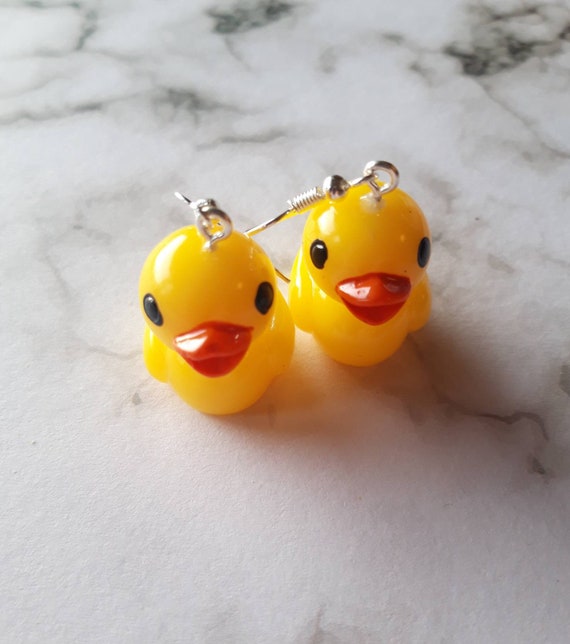 Rubber Duck Earring File SVG For Glowforge Laser Cutter, Layered...