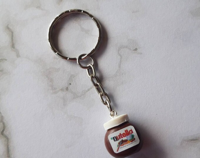 Nutella Keyring. Unusual Quirky Cute Funny Kawaii Keyring Etsy