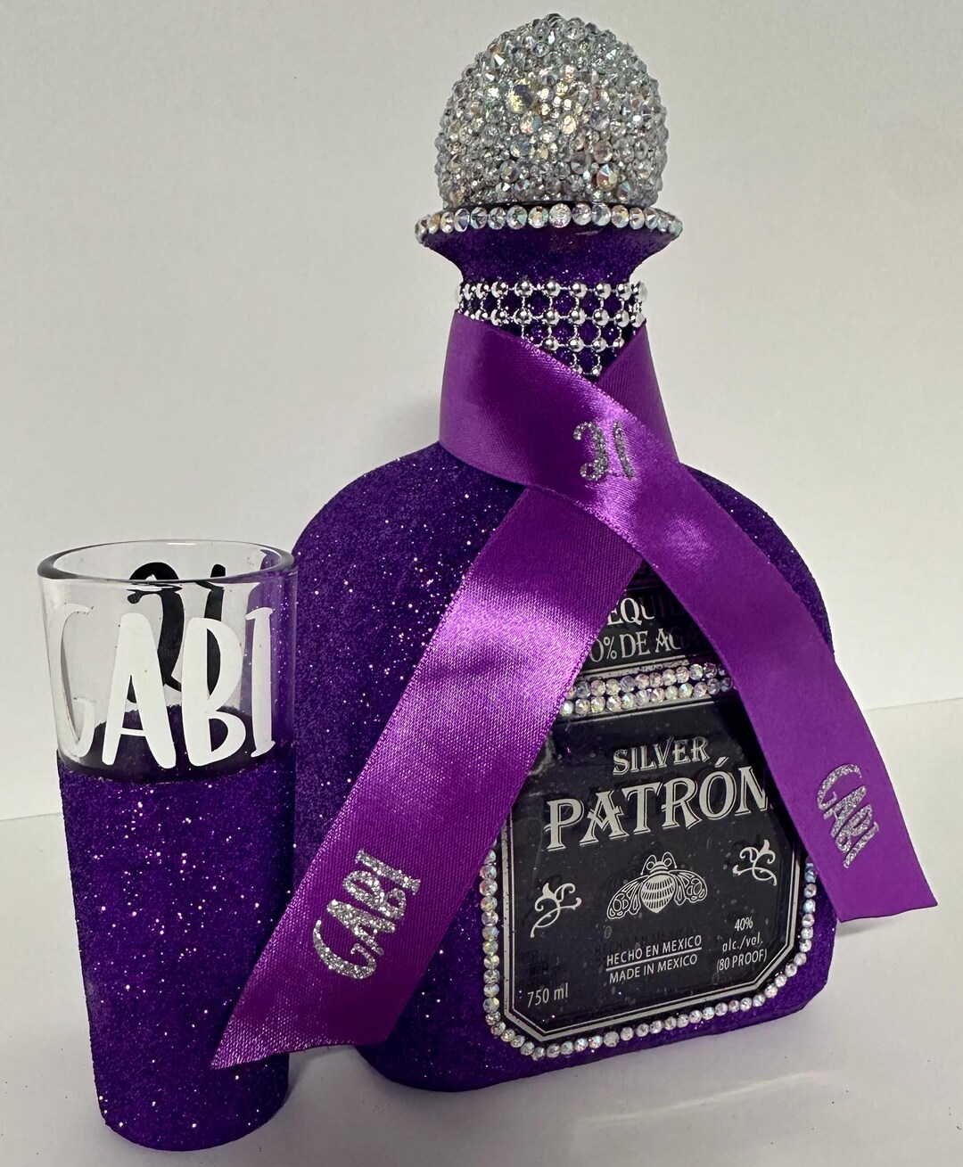 Purple Liquor With Sparkles