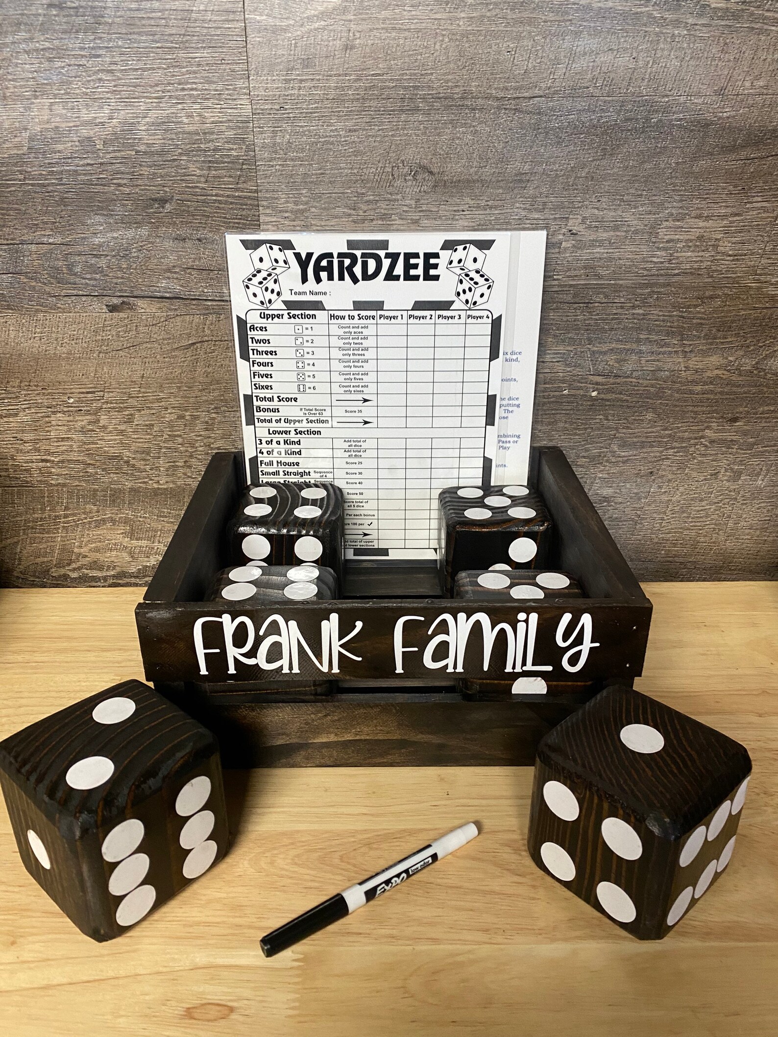 BYU Cougars Lawn Dice Yard Game main image 1