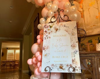Custom Party Welcome Sign, Personalized Welcome Sign, Foam Welcome sign, Event Welcome sign